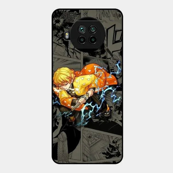 Zenitsu Manga Glass Case Cover For Redmi