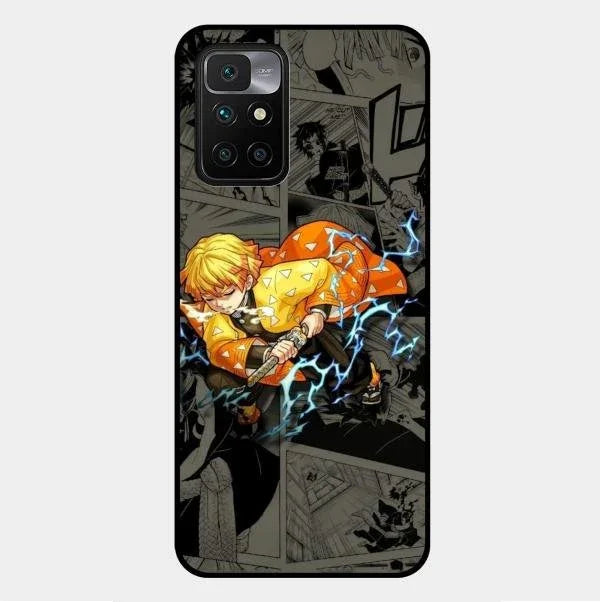 Zenitsu Manga Glass Case Cover For Redmi