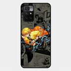Zenitsu Manga Glass Case Cover For Xiaomi Redmi 10 Prime 2022