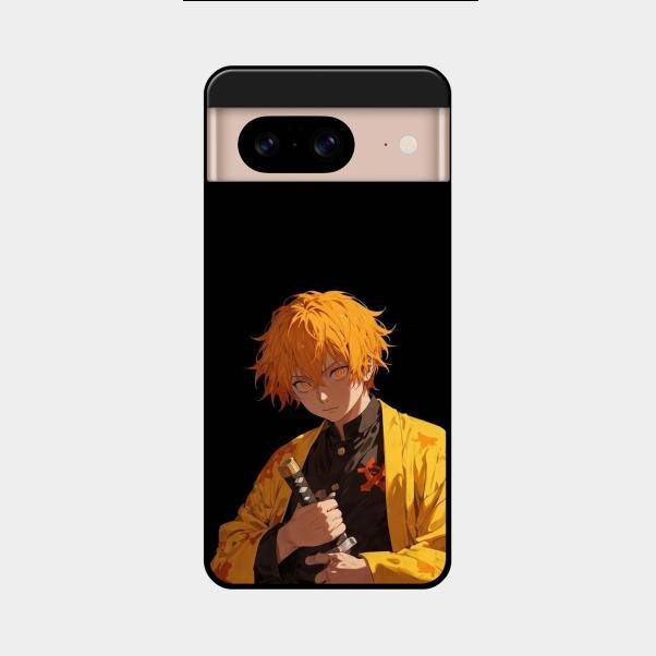 Zenitsu Storm Glass Case Cover For Google Pixel 8 5G