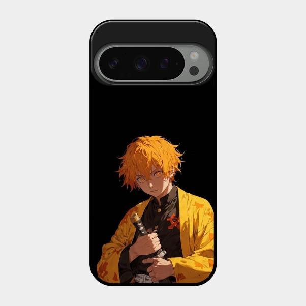 Zenitsu Storm Glass Case Cover For Google Pixel 9 Pro 5G