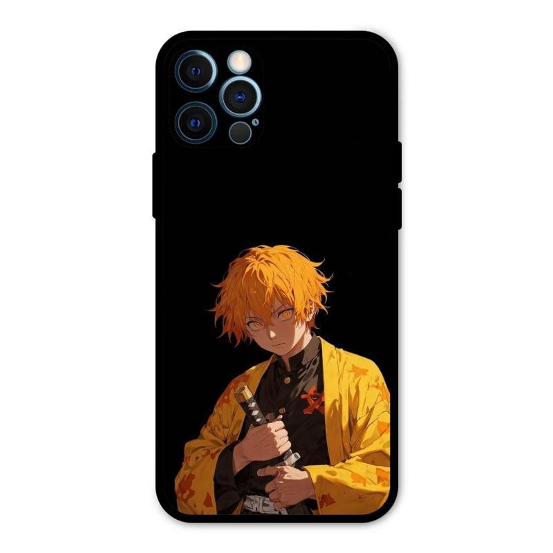 Zenitsu Storm Glass Case Cover For iPhone 12 Pro Max