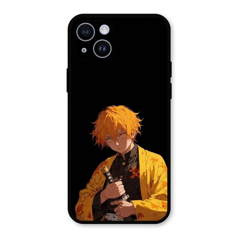 Zenitsu Storm Glass Case Cover For iPhone 14 Plus