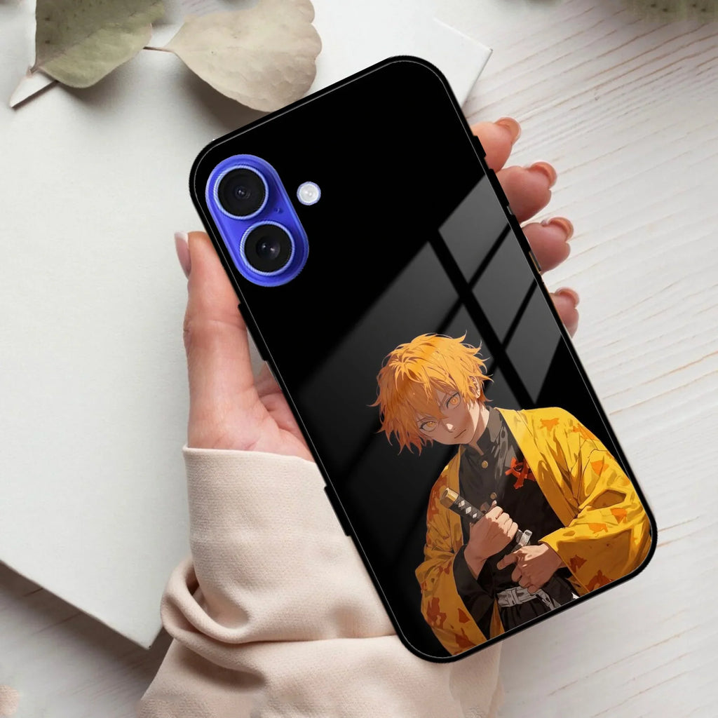 Zenitsu Storm Glass Case Cover For iPhone - ShopOnCliQ