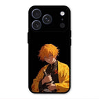 Zenitsu Storm Glass Case Cover For iPhone 17 Pro Max