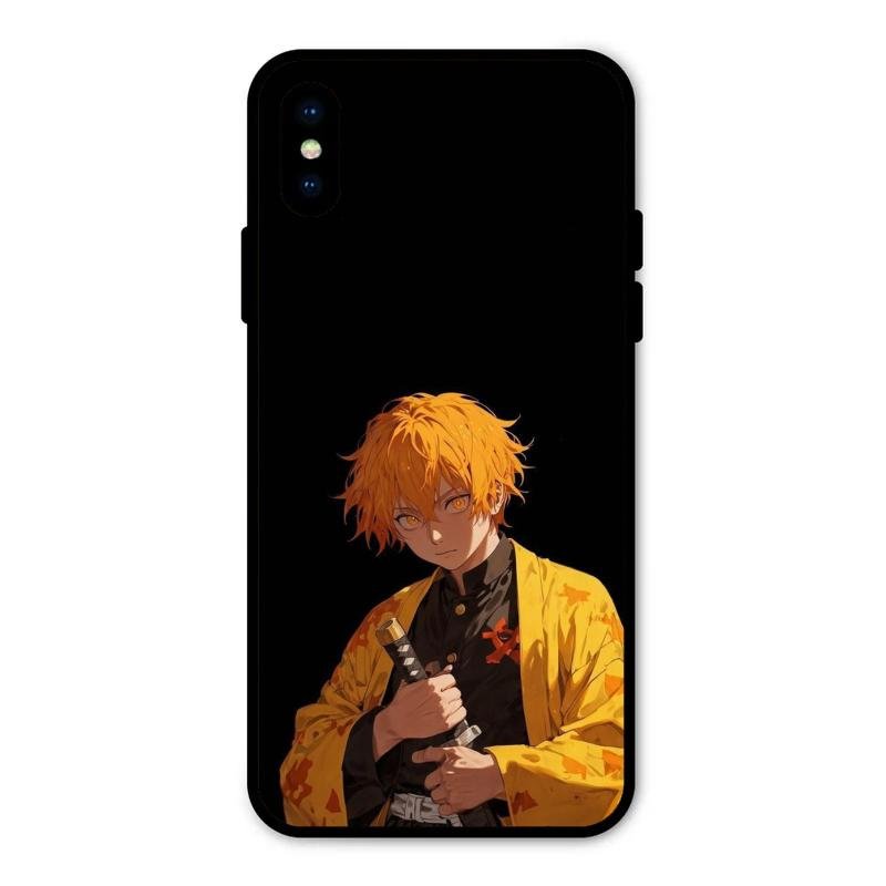 Zenitsu Storm Glass Case Cover For iPhone XS