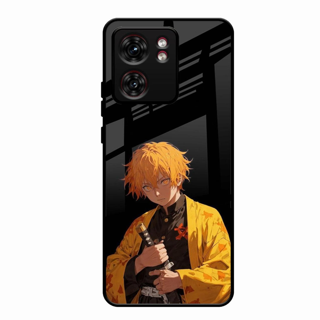 Zenitsu Storm Glass Case Cover For Motorola Edge 40