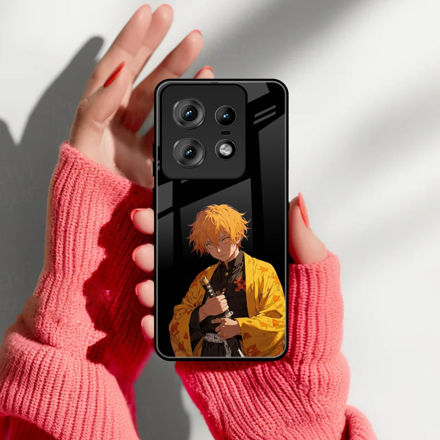 Zenitsu Storm Glass Case Cover For Motorola