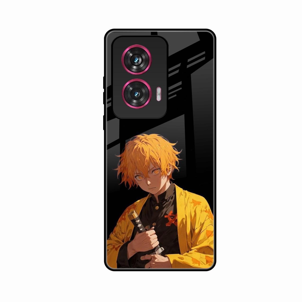 Zenitsu Storm Glass Case Cover For Motorola G85 5G
