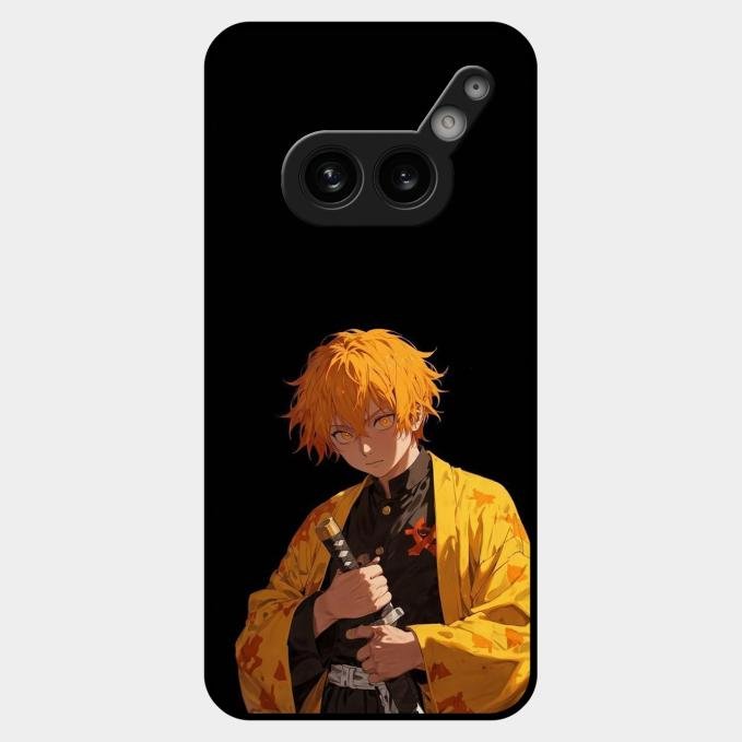Zenitsu Storm Glass Case Cover For Nothing Phone 2A Plus