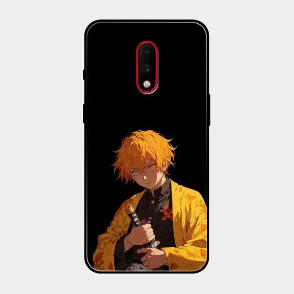 Zenitsu Storm Glass Case Cover For Oneplus 7