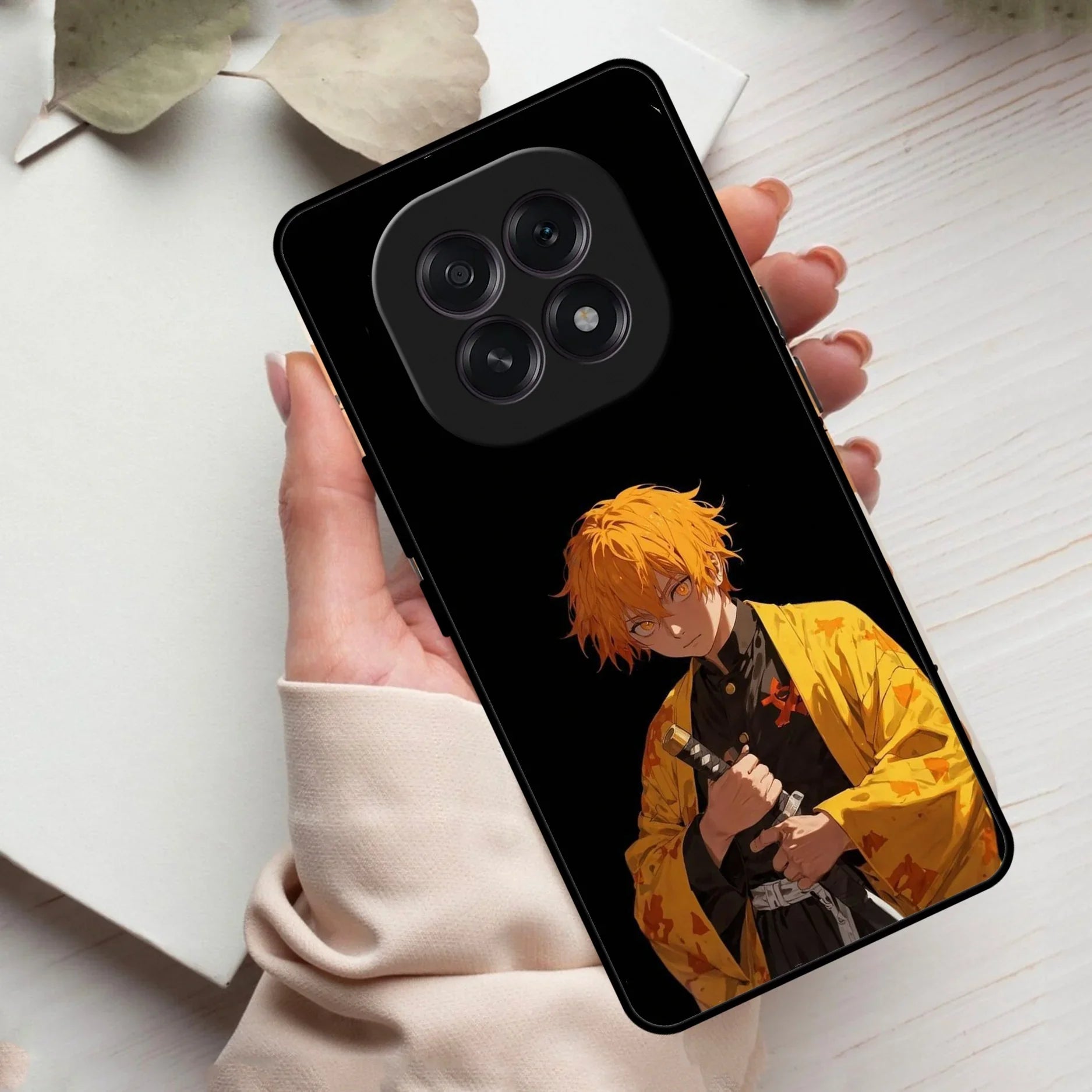 Zenitsu Storm Glass Case Cover For Oppo - ShopOnCliQ