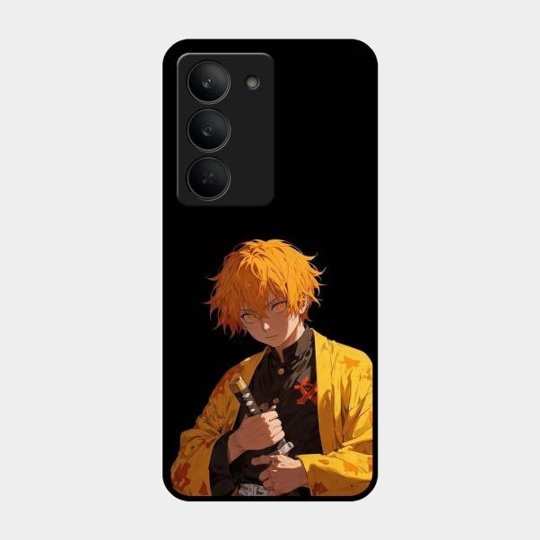Zenitsu Storm Glass Case Cover For Realme 14X 5G