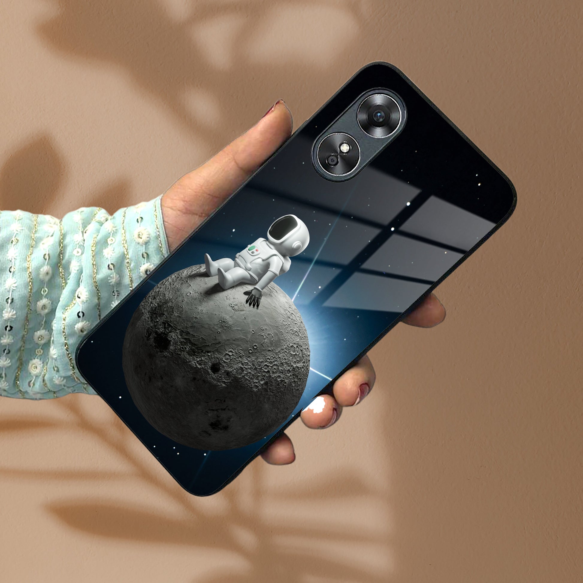 Astronod Moon Glass Case Cover For Oppo ShopOnCliQ