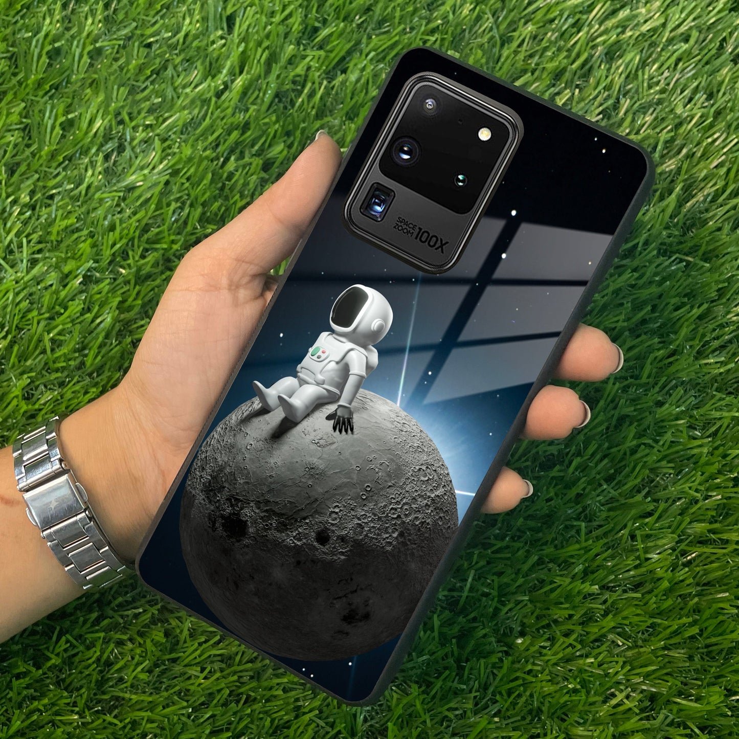 Astronod Moon Glass Case Cover For Samsung