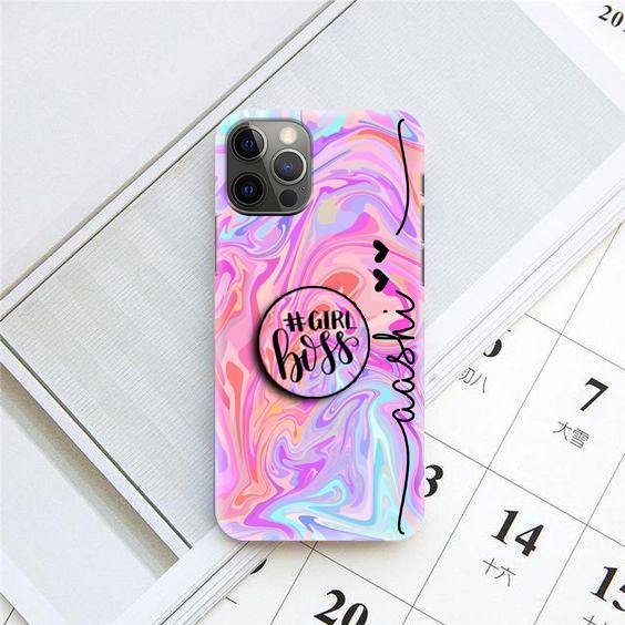 Beautiful Colorful Marble Slim Phone Case Cover