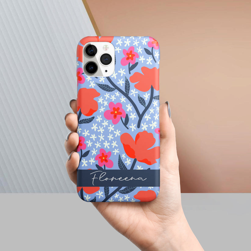 Blossom Motif Slim Phone Case Cover For Vivo
