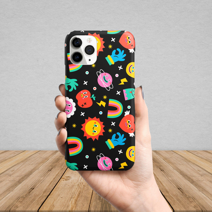 Comic elements colorful seamless pattern Phone Case Cover For Oppo
