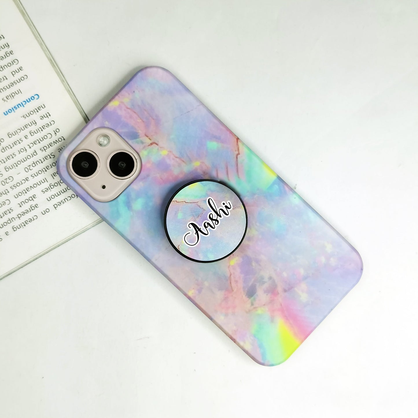 Cotton Candy Marble Phone Case Cover For Vivo