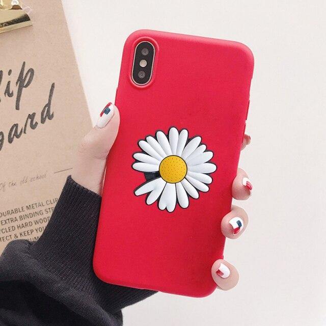 Cute Daisy Flower Bracket Case With Holder For OnePlus - ShopOnCliQ