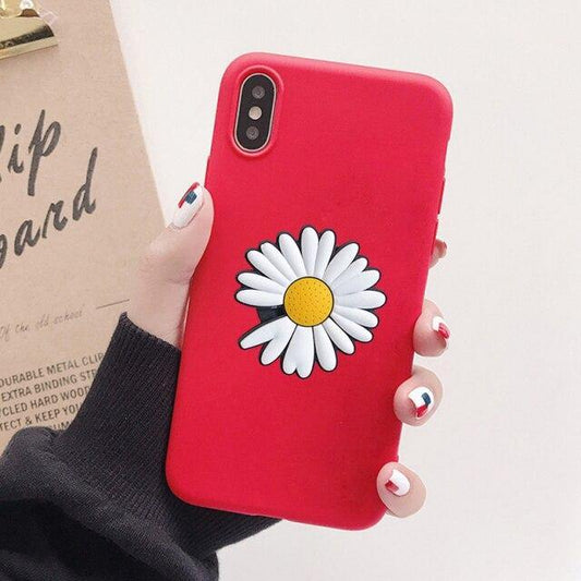 Cute Daisy Flower Bracket Case With Holder For Oppo ShopOnCliQ