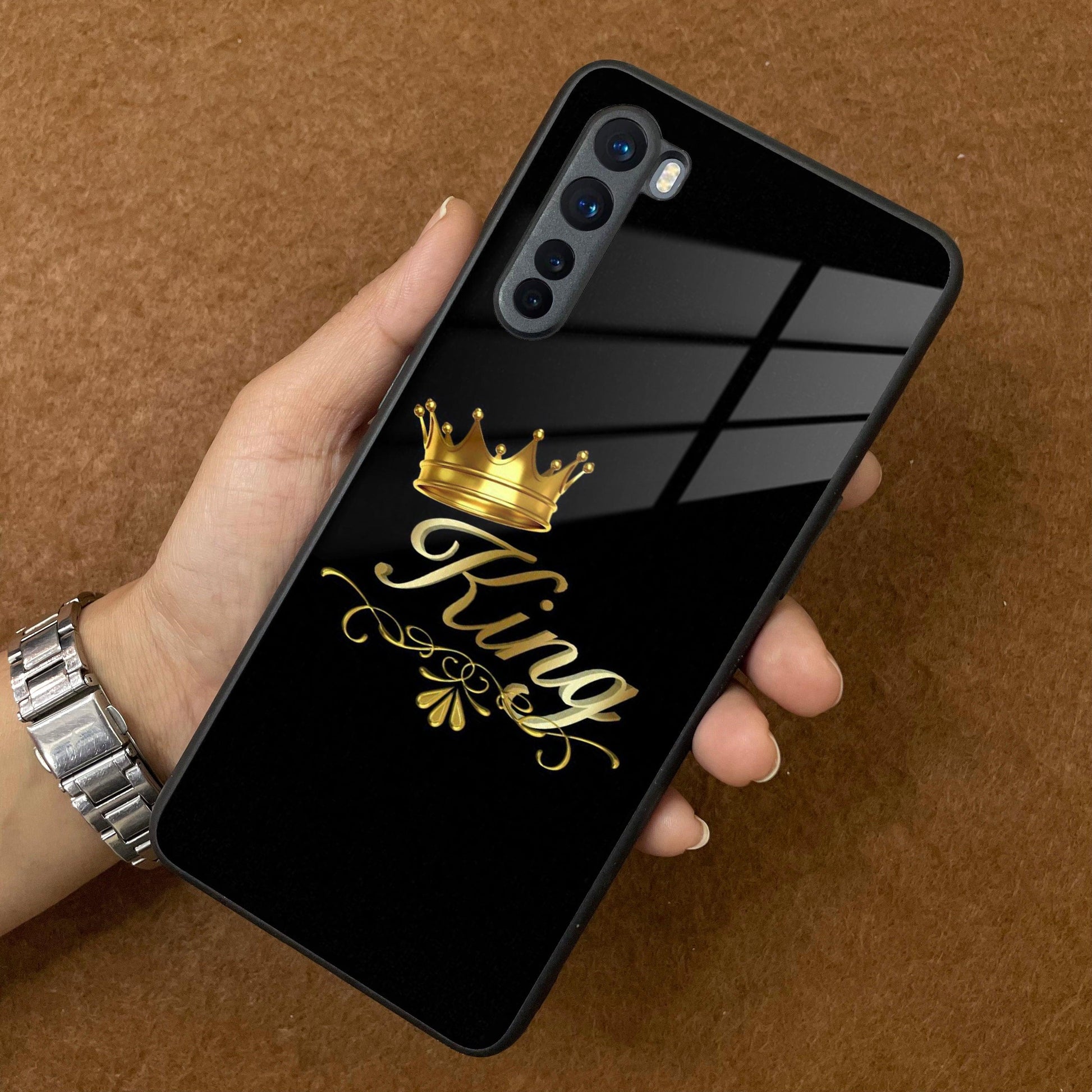 Cute King With Crown Glass Case For OnePlus ShopOnCliQ