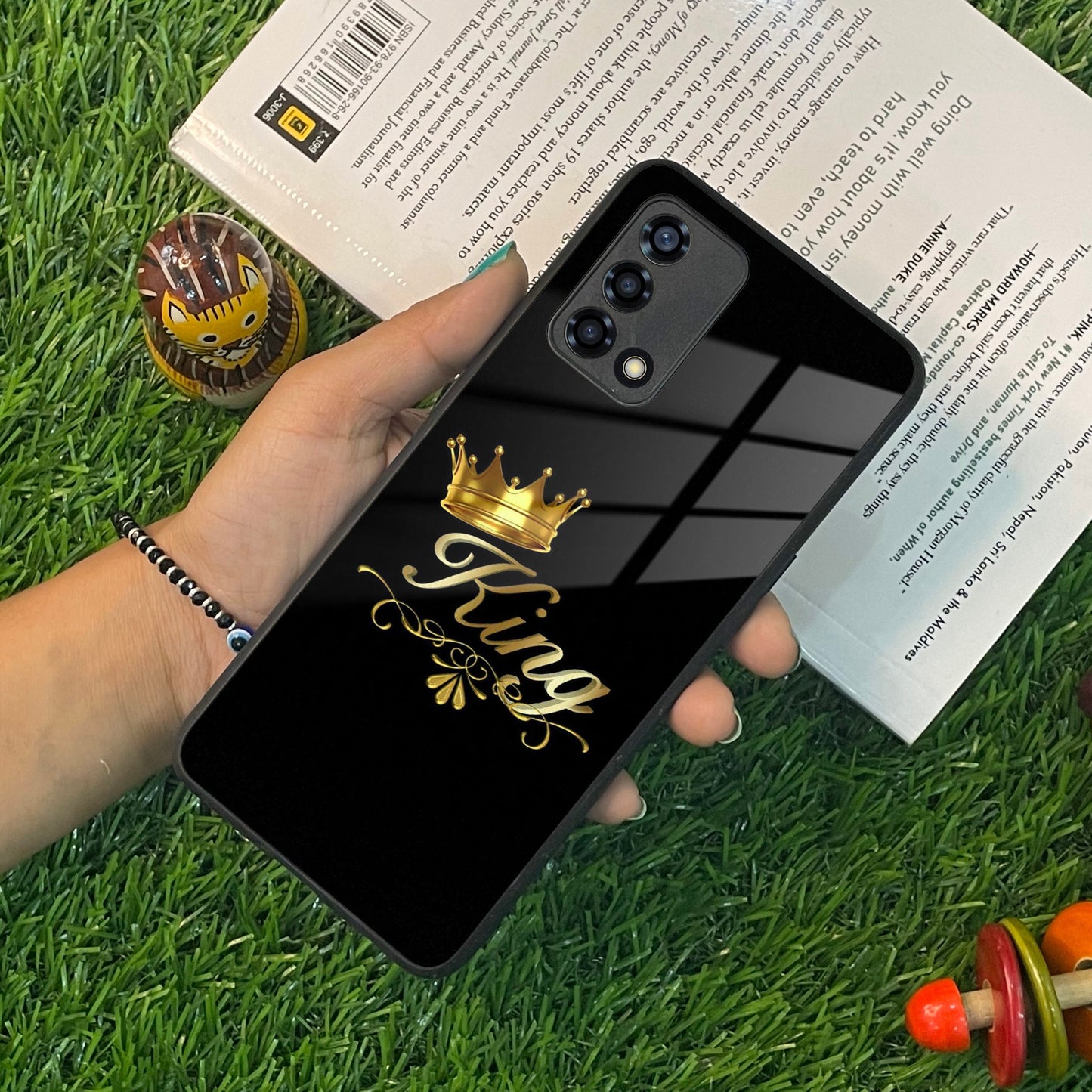 Cute King With Crown Glass Case For Oppo ShopOnCliQ