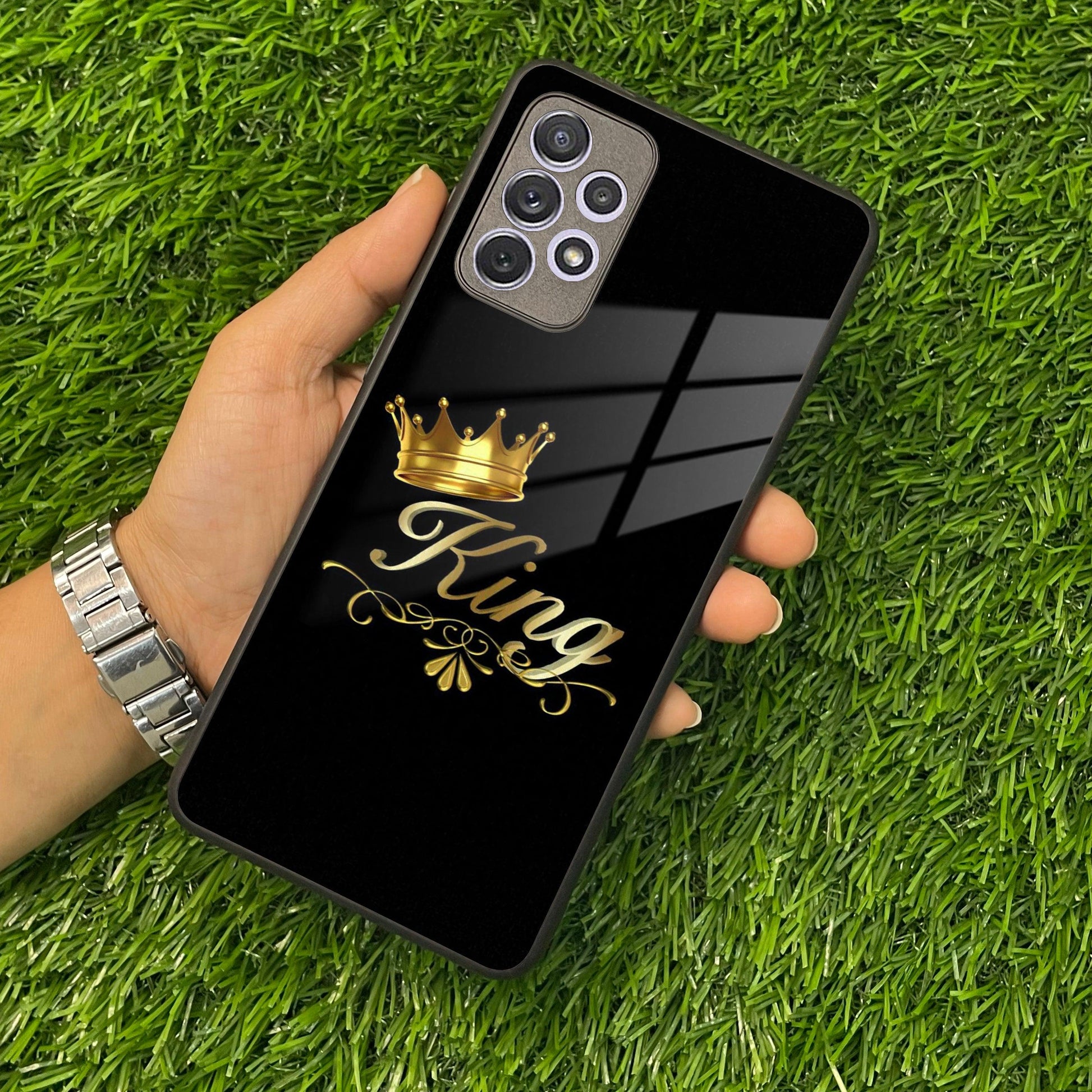 Cute King With Crown Glass Case for Samsung ShopOnCliQ