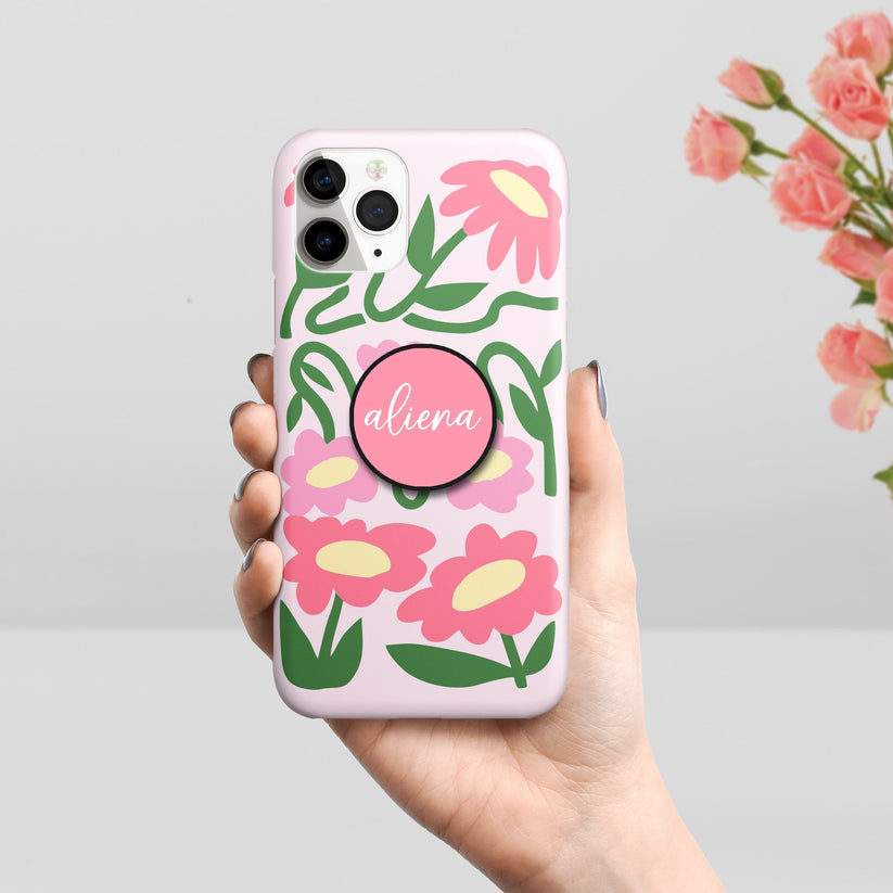 Cute Pastel Florals Phone Case Cover Color