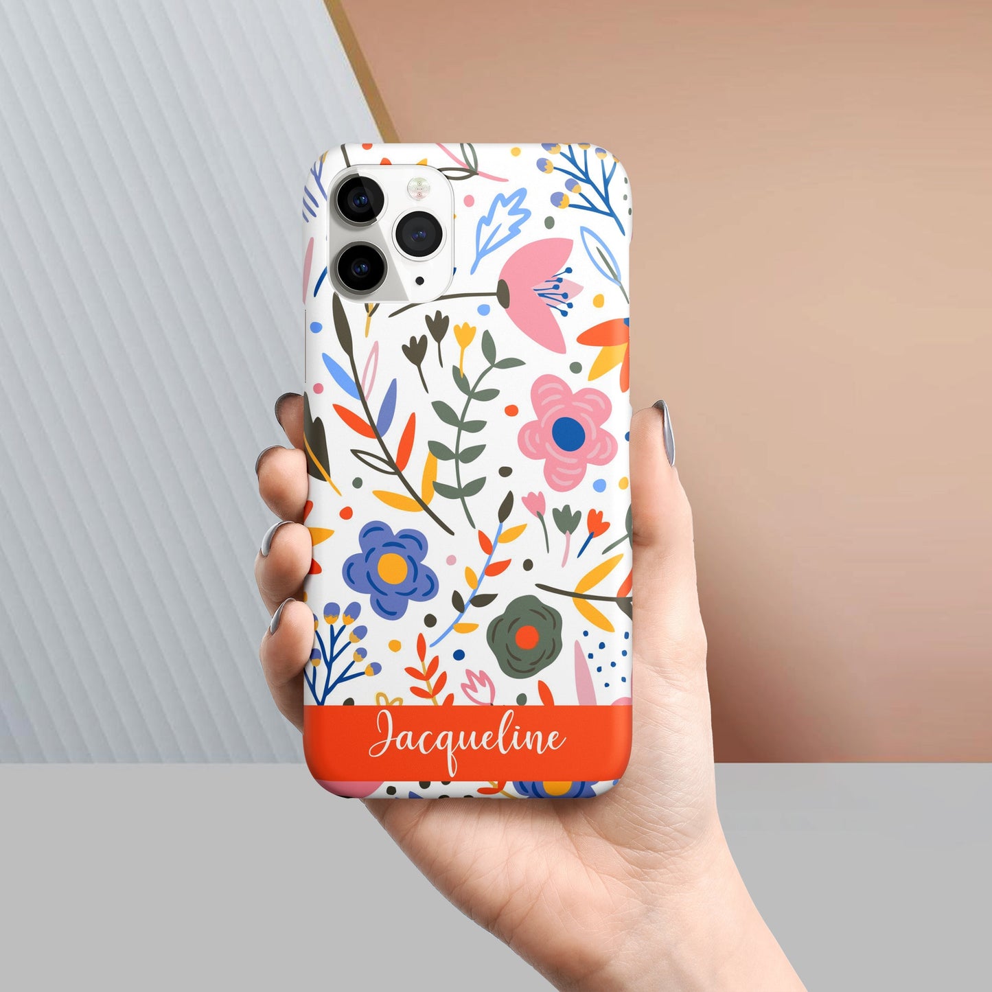 Floral Tulip Slim Phone Case Cover For iPhone