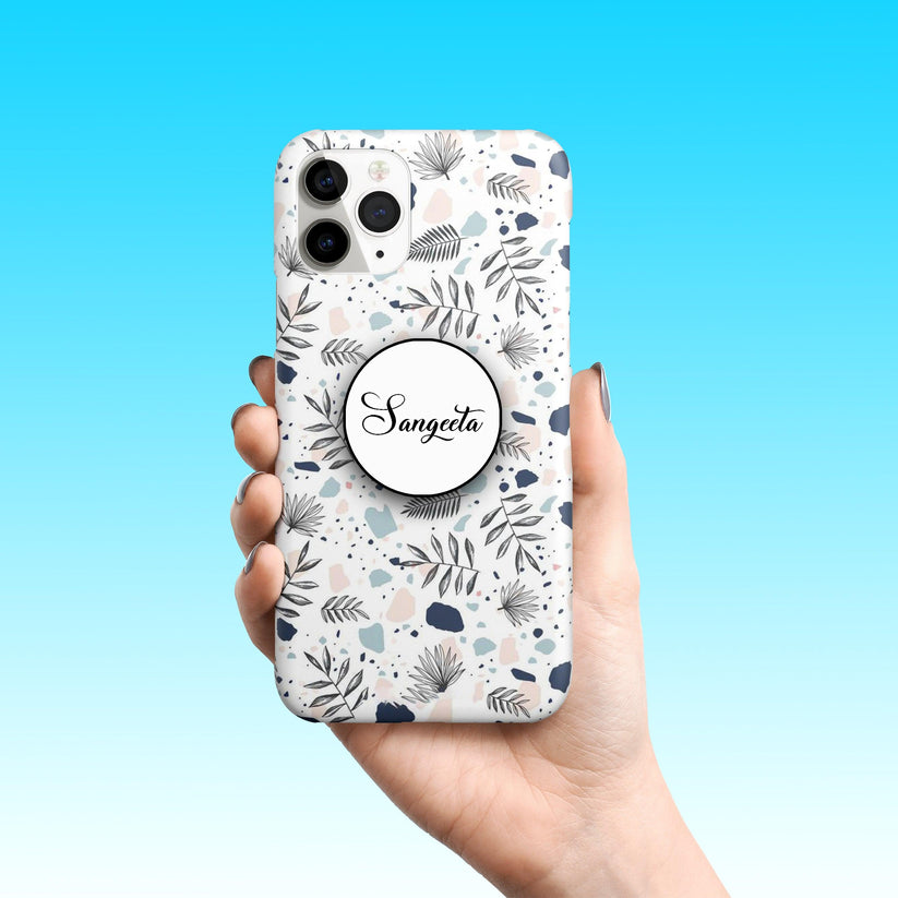 Graceful Floral Slim Phone Case Cover