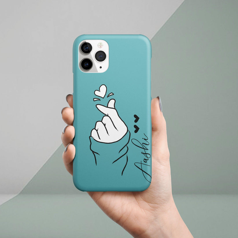 Customized Love Kpop Slim Phone Case Cover Color Sky Blue For Poco