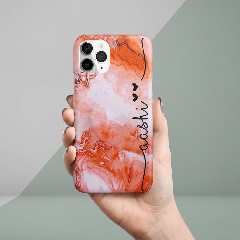 Luxuary Marble Print Slim Matte Phone Case Cover For Vivo