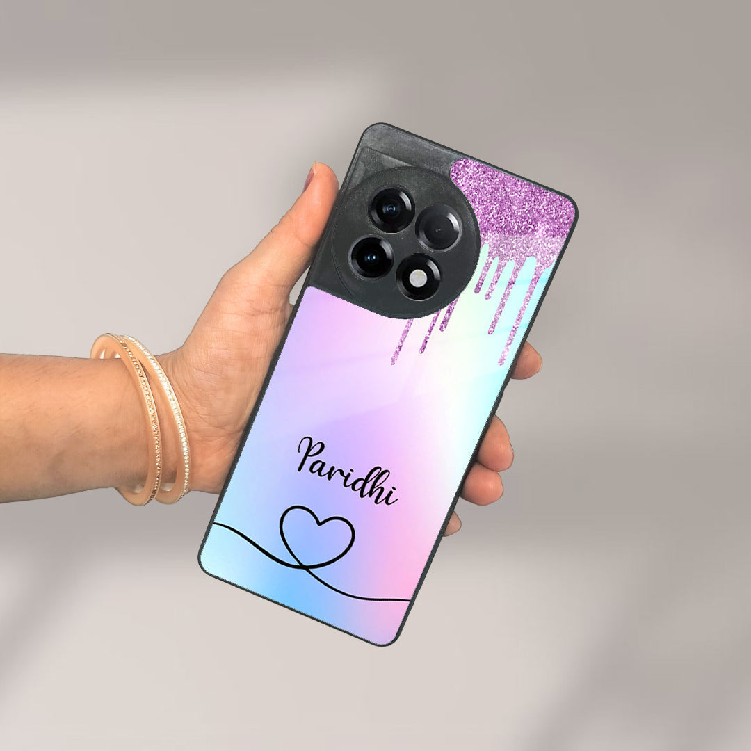 MultiColor Glitter Glass Case For OnePlus ShopOnCliQ