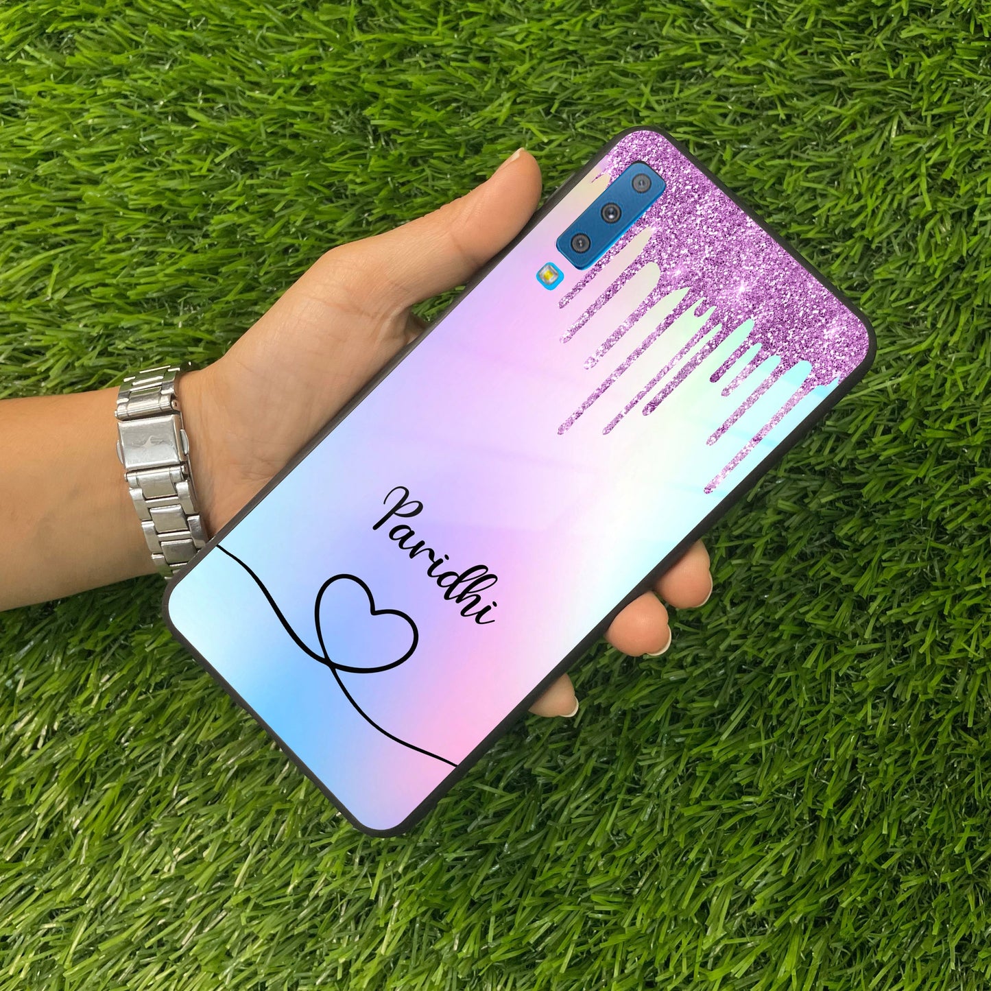 MultiColor Glitter Glass Case For Samsung ShopOnCliQ