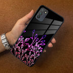 Multicolor Flower Print Glass Case Cover For Poco - ShopOnCliQ