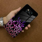 Multicolor Flower Print Glass Case Cover For Poco - ShopOnCliQ