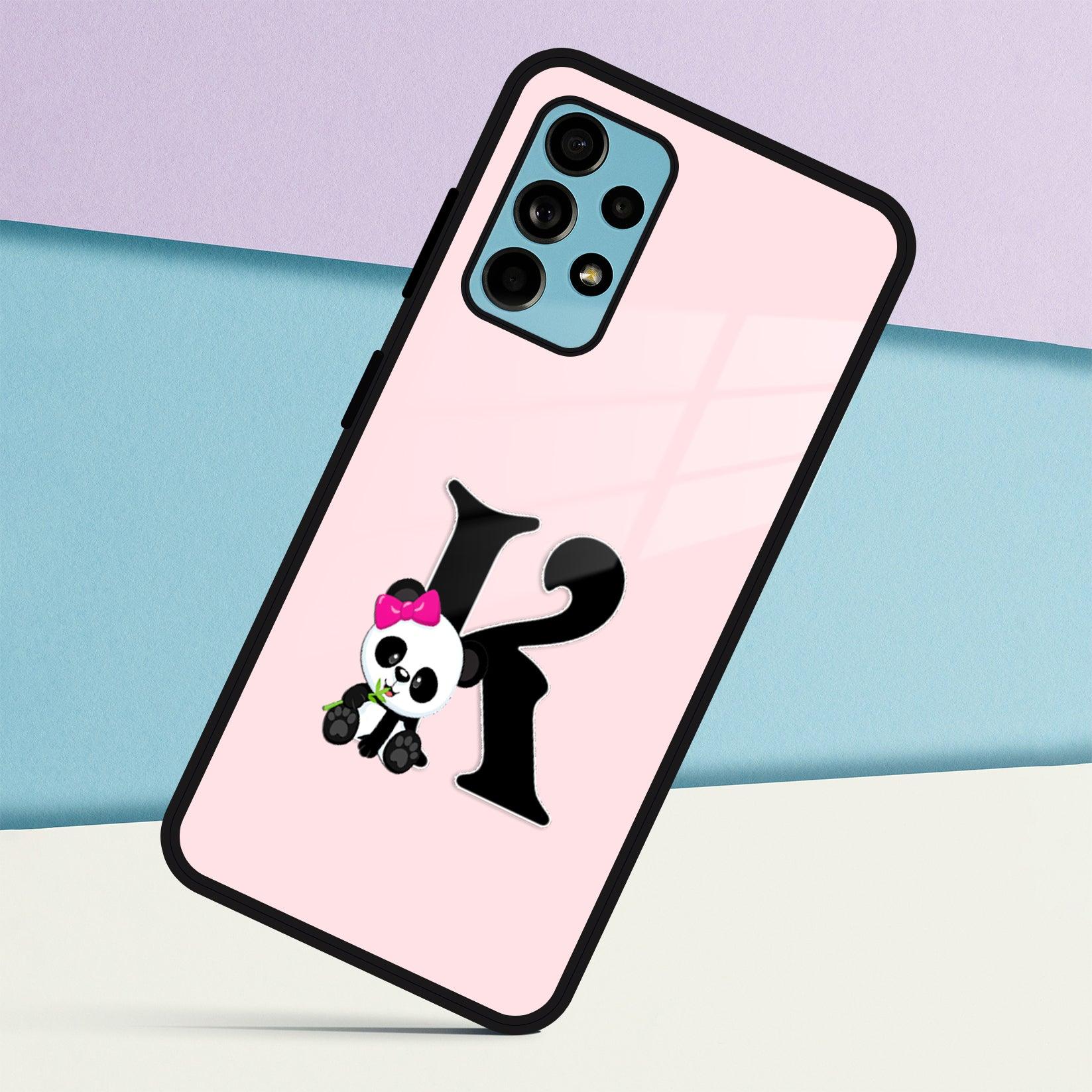 Panda Alphabet Glass Phone Case ShopOnCliQ