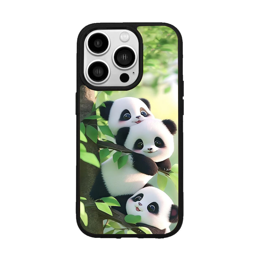 Panda Glossy Metal Case Cover For iPhone - ShopOnCliQ