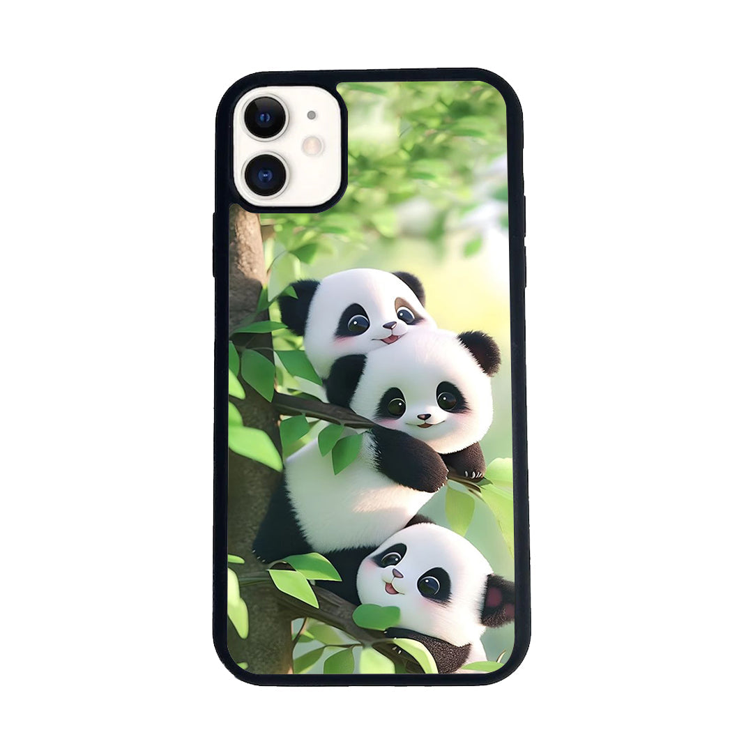 Panda Glossy Metal Case Cover For iPhone - ShopOnCliQ