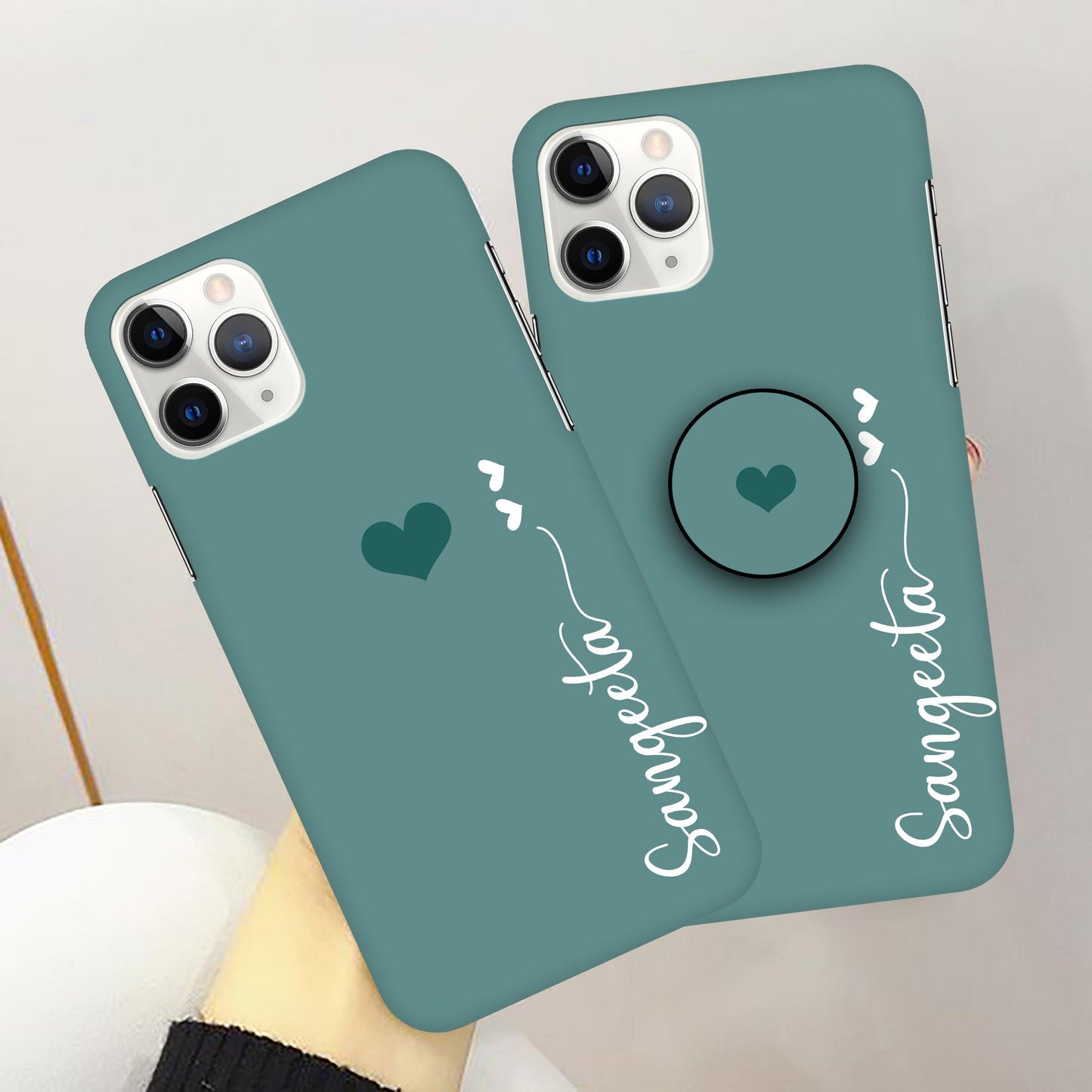 Pastel Blue Slim Phone Case Cover With Customized Name ShopOnCliQ