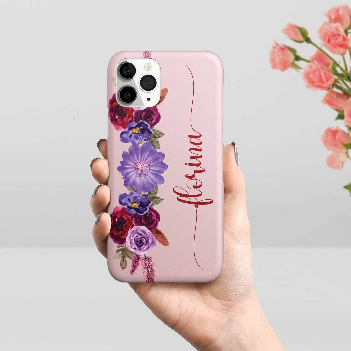 Personalized Wildflower Floral Slim Phone Case Cover ShopOnCliQ