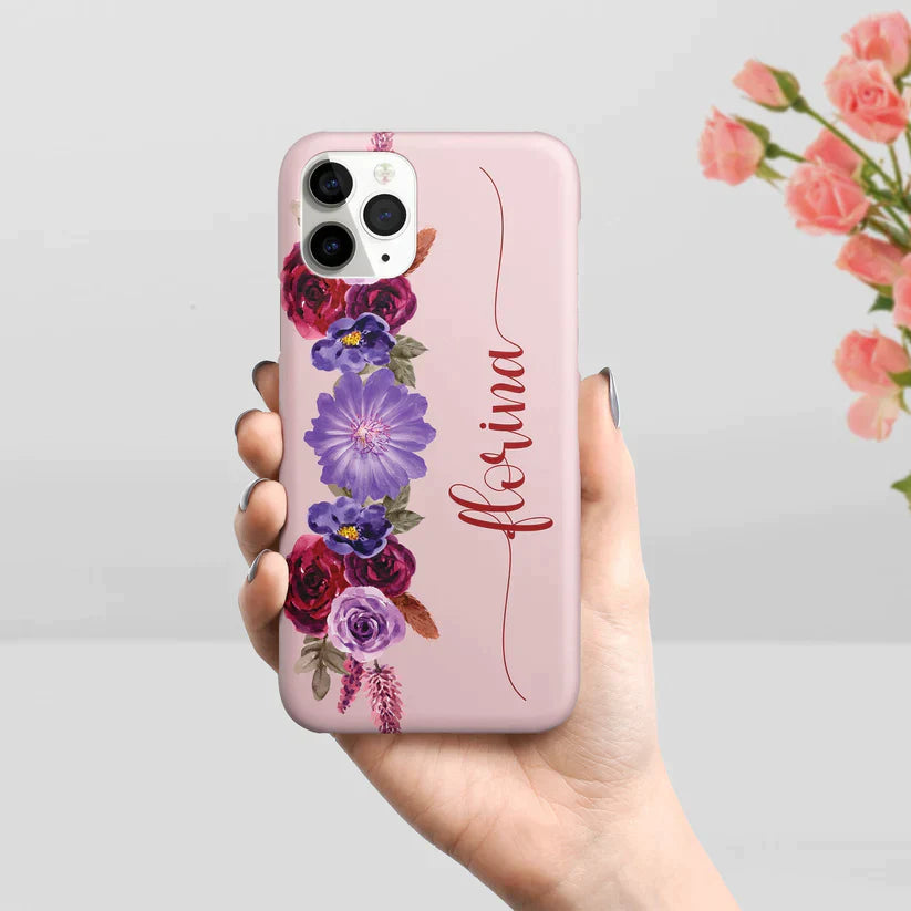 Personalized Wildflower Floral Slim Phone Case Cover For Oppo