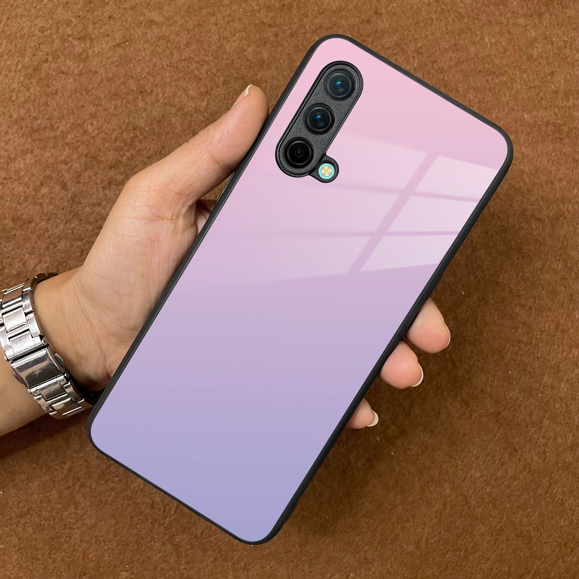 Pink Gradient Glass Case Cover For OnePlus ShopOnCliQ