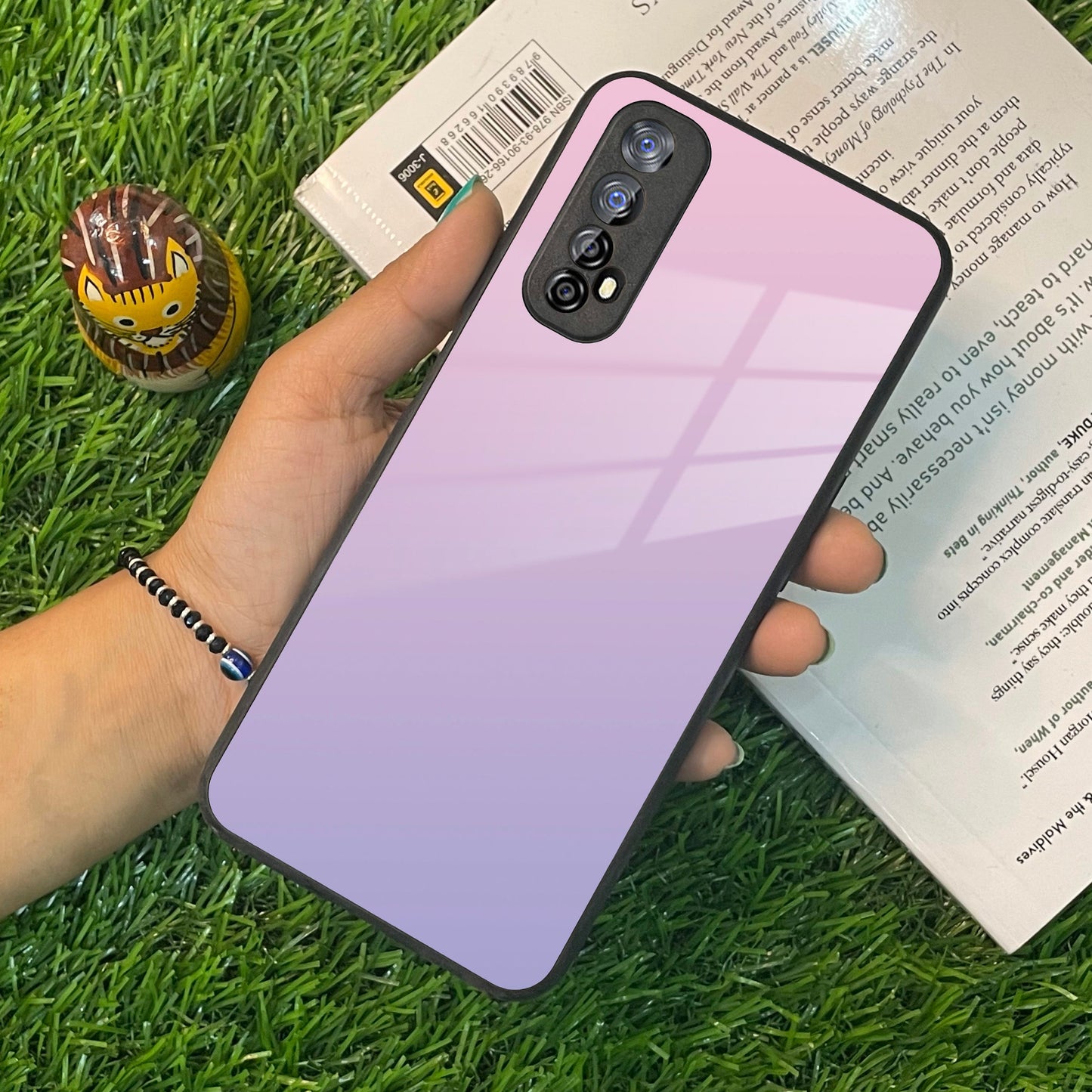 Pink Gradient Glass Case Cover For Realme/Narzo ShopOnCliQ