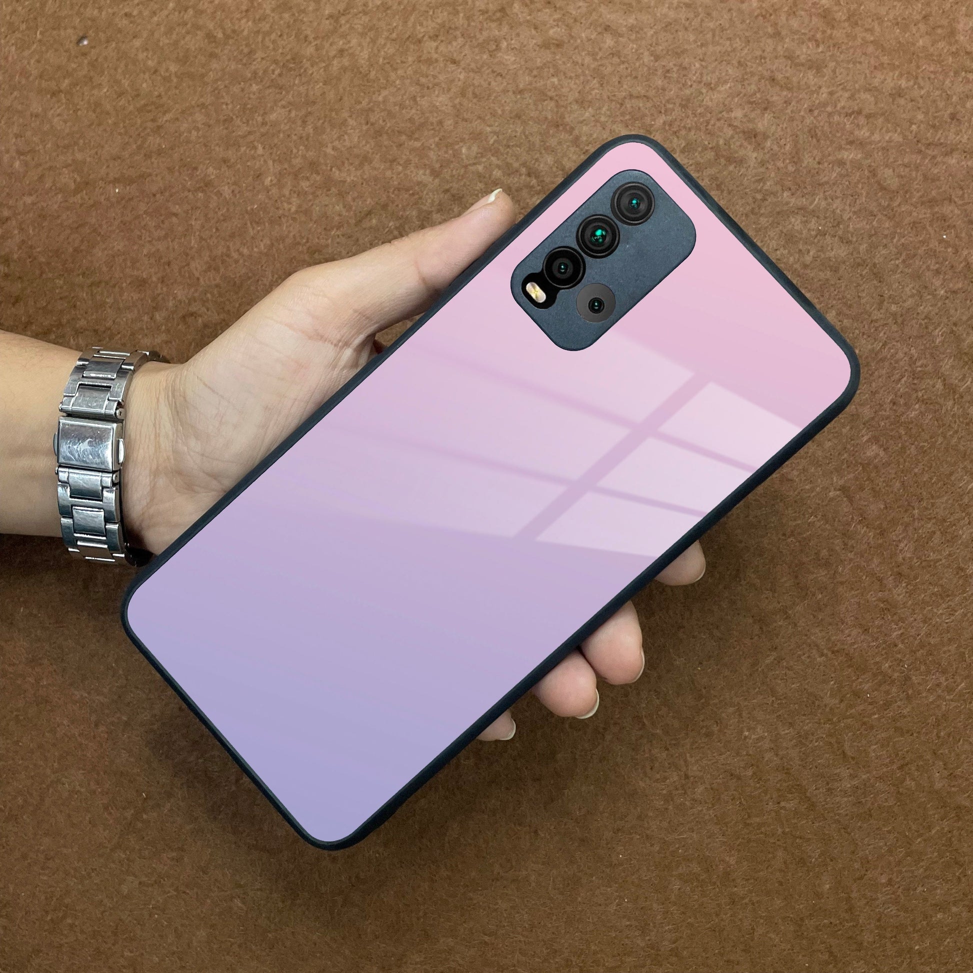 Pink Gradient Glass Case Cover For Redmi/Xiaomi ShopOnCliQ
