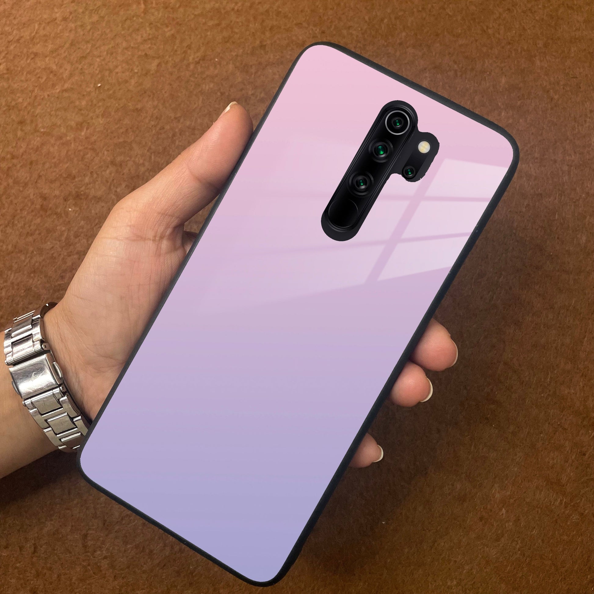 Pink Gradient Glass Case Cover For Redmi/Xiaomi ShopOnCliQ