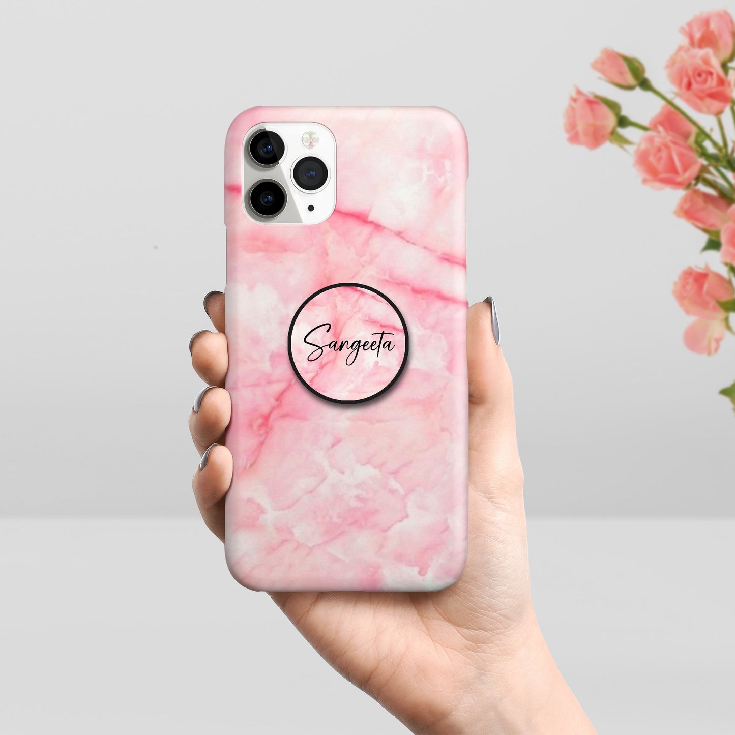 Pink Gradient Marble Phone Case Cover ShopOnCliQ