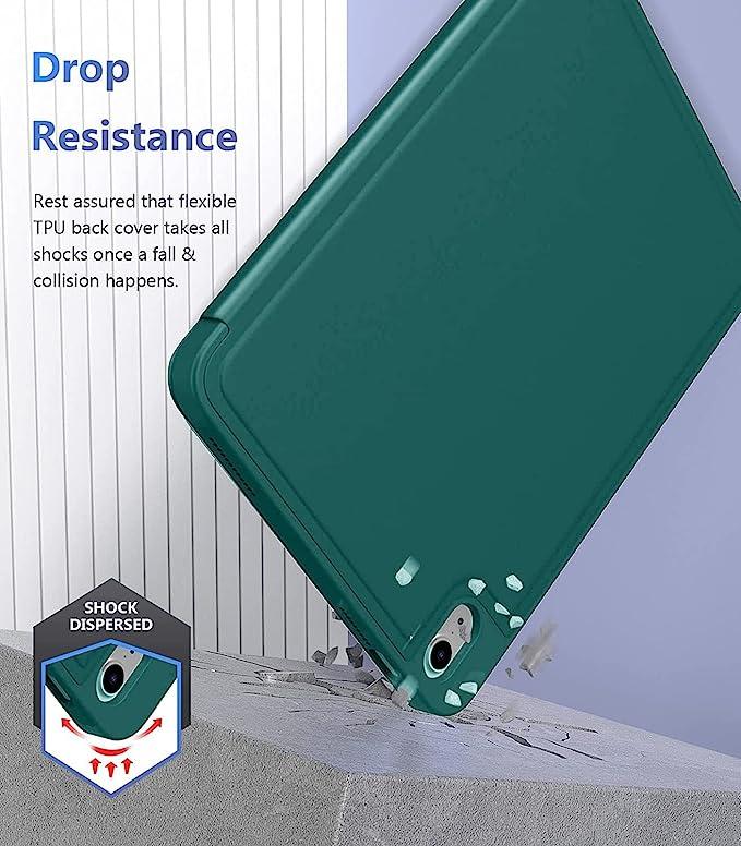 Premium Silicon Case for iPad [Left Side Pencil Holder] - Green - ShopOnCliQ