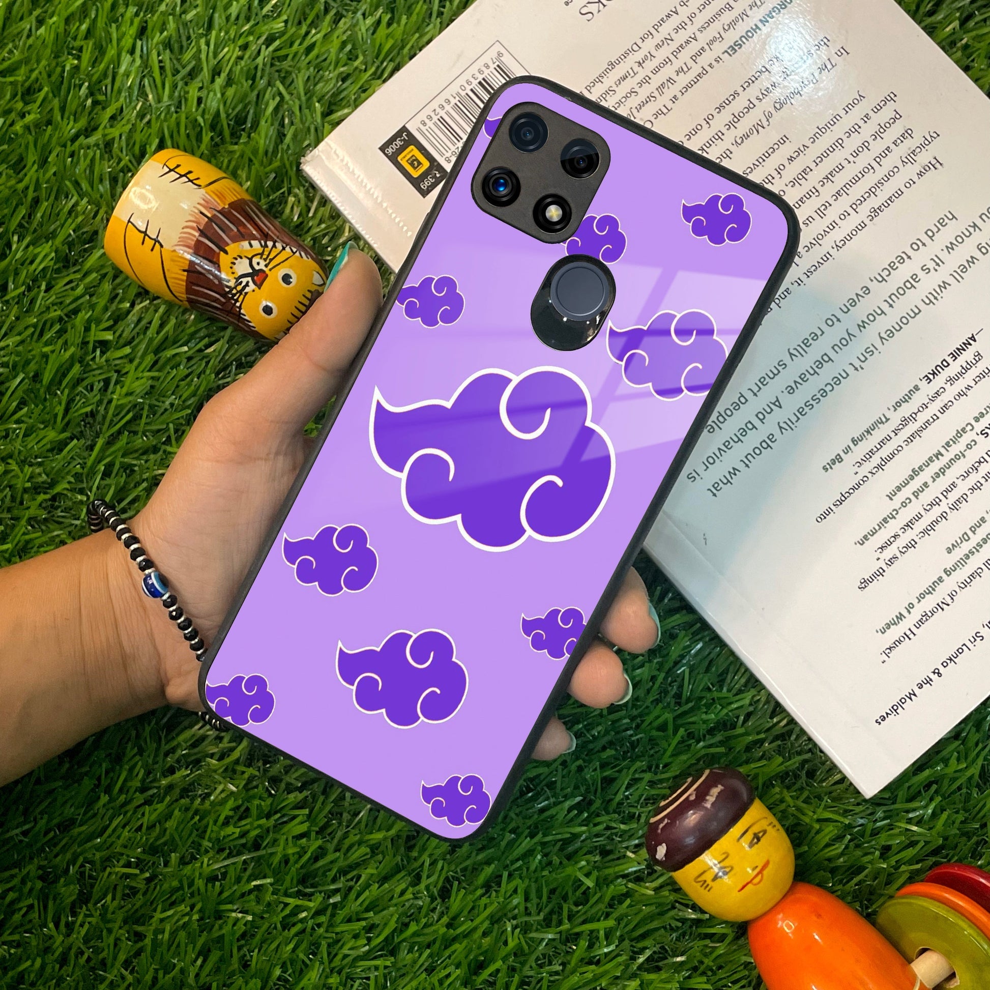 Purple Cloud Mobile Glass Phone Case Cover For Oppo ShopOnCliQ